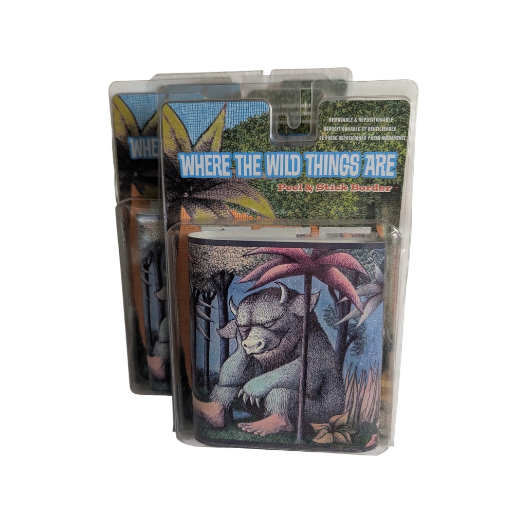 Vintage RoomMates Where The Wild Things Are Wall Border Lot of 3
